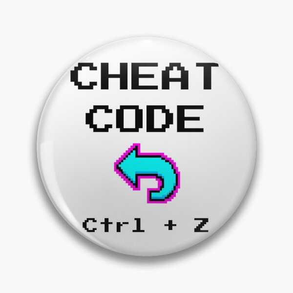 Item preview, Cheat Code Ctrl+Z Retro Gamer  designed and sold by Minimind-Art.