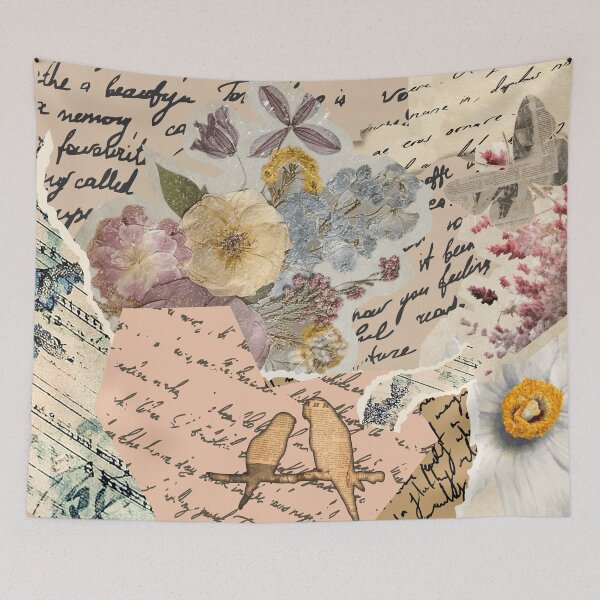 Item preview, Vintage Botanical Collage Art designed and sold by Savage Dreams.