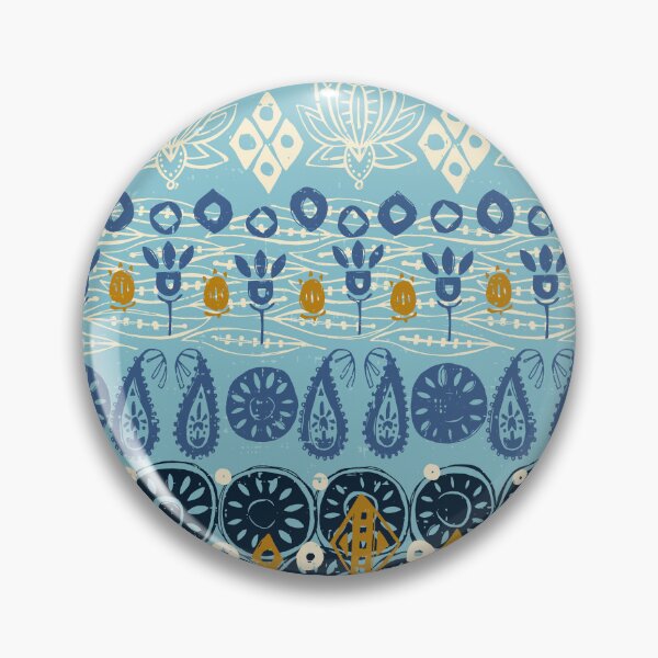 Item preview, lotus block blue designed and sold by scrummy.