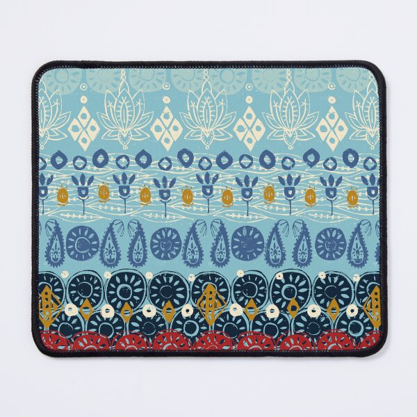 Item preview, lotus block blue designed and sold by scrummy.
