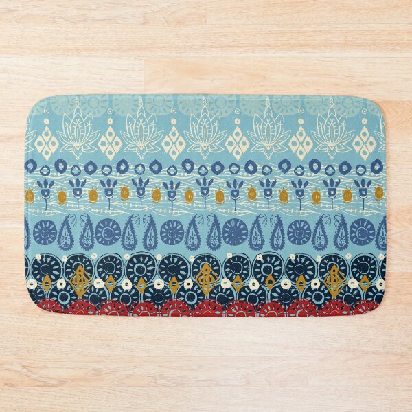 Item preview, lotus block blue designed and sold by scrummy.