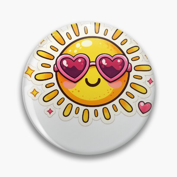 Item preview, Sunshine State of Mind ☀️? | Cute Aesthetic Sticker designed and sold by VisionInkStudio.