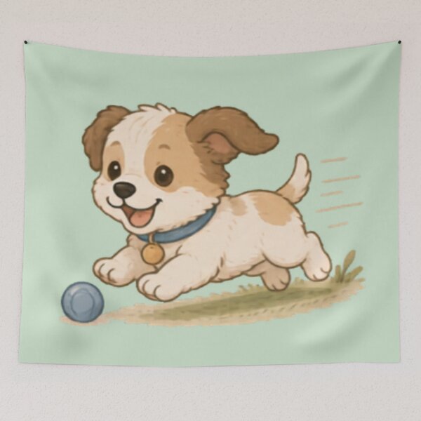 Item preview, Cute Little Zoomies Puppy designed and sold by MellowMunchkins.