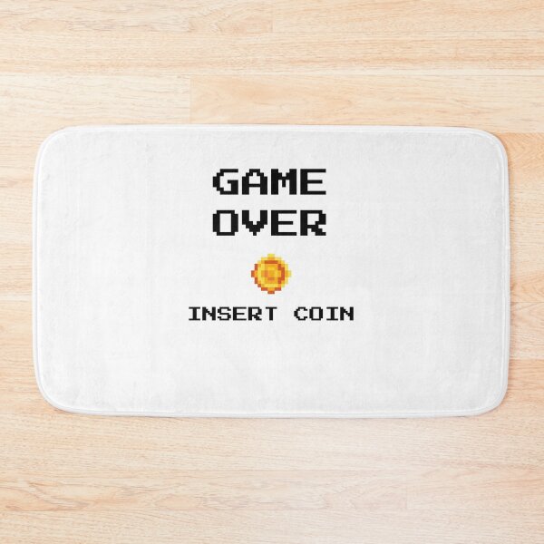 Item preview, Game Over Insert Coin Retro Gaming designed and sold by Minimind-Art.