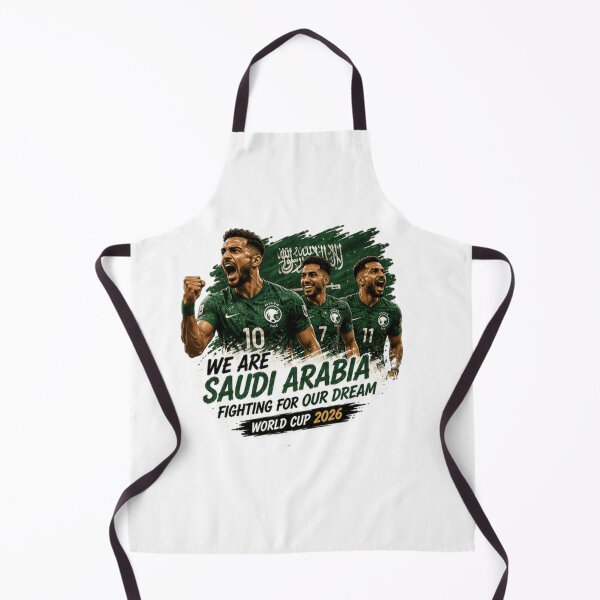 Item preview, We Are Saudi Arabia Fighting for Our Dream World Cup 2026 designed and sold by Pixanova.