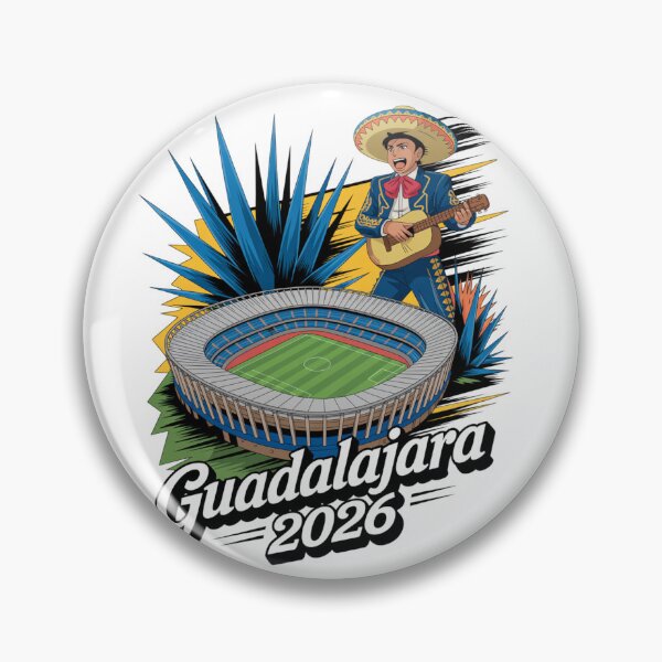 Item preview, Guadalajara 2026  Mexico Football Soccer Souvenir T-Shirt V22 designed and sold by DarylWelsh2024.