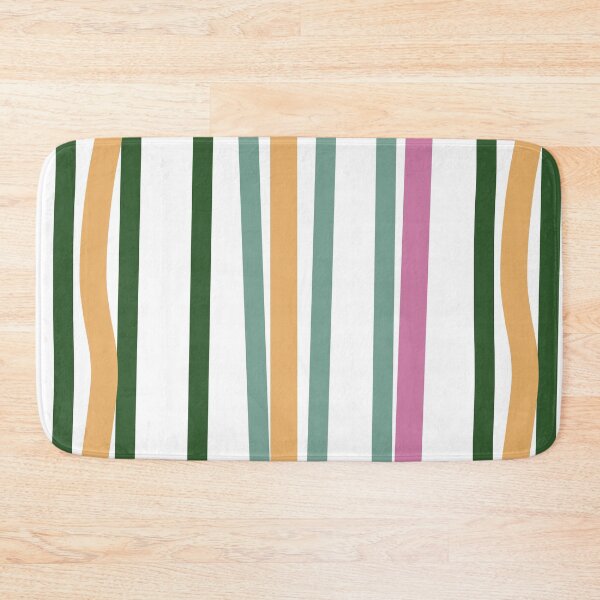 Item preview, Retro Earth Tones Organic Vertical Stripes Pattern designed and sold by Ailiida.