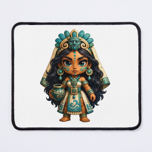 Item preview, Chalchiuhtlicue Mythology Mascot Design designed and sold by The Dark Files.