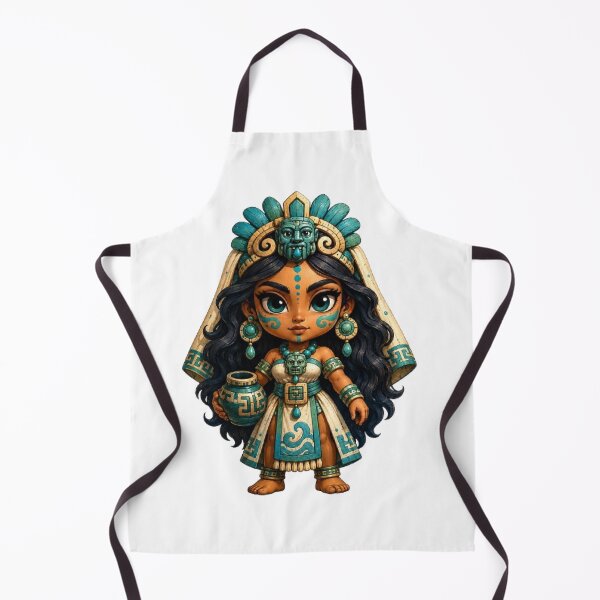 Item preview, Chalchiuhtlicue Mythology Mascot Design designed and sold by The Dark Files.