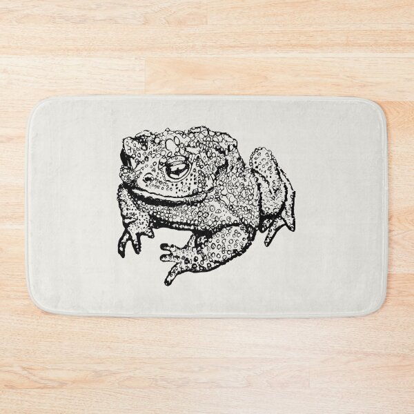 Item preview, Toad Thinking - (#F0EEE9) designed and sold by The Stippler Process.