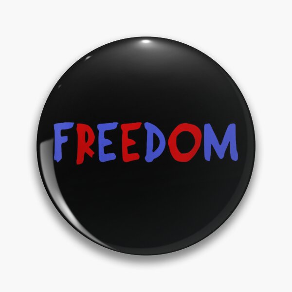 Item preview, Freedom Patriotic Red Blue Typography Font Minimalist Fourth Of July Independence Day designed and sold by PhocoNibict.