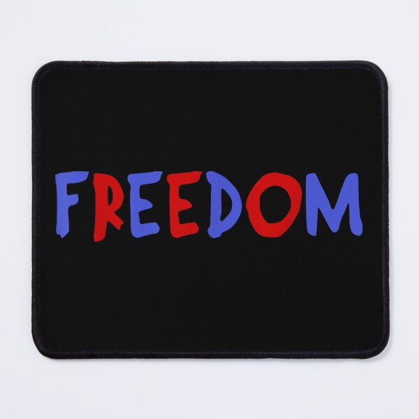 Item preview, Freedom Patriotic Red Blue Typography Font Minimalist Fourth Of July Independence Day designed and sold by PhocoNibict.