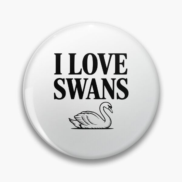 Item preview, I Love Swans designed and sold by Frank Ring.