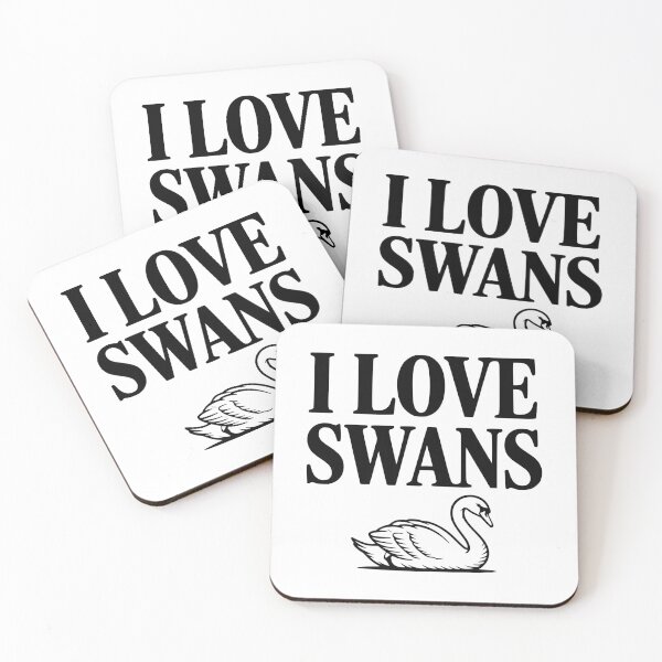 Item preview, I Love Swans designed and sold by Frank Ring.