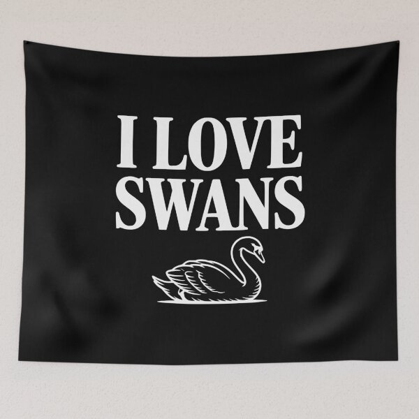 Item preview, I Love Swans designed and sold by Frank Ring.