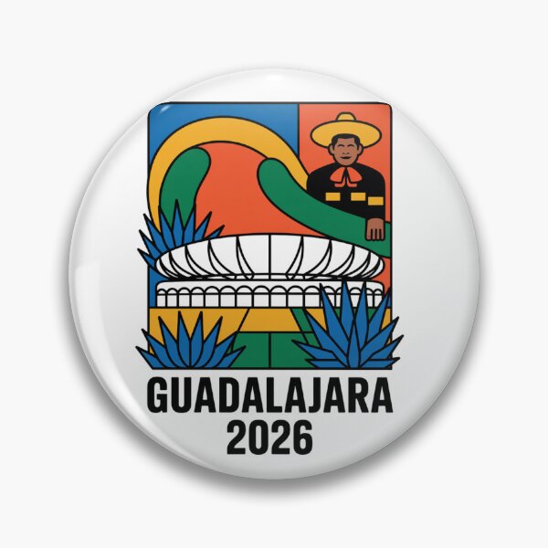 Item preview, Guadalajara 2026  Mexico Football Soccer Souvenir T-Shirt V23 designed and sold by DarylWelsh2024.
