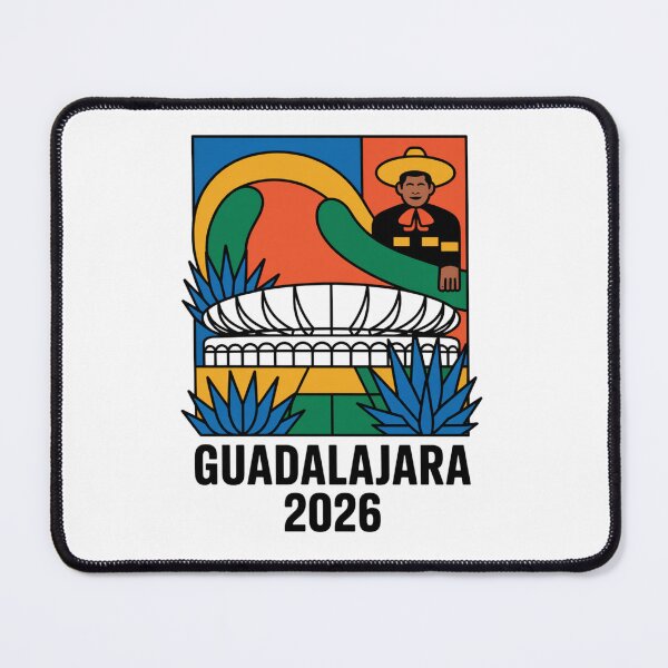 Item preview, Guadalajara 2026 Mexico Football Soccer Souvenir T-Shirt V23 designed and sold by DarylWelsh2024.