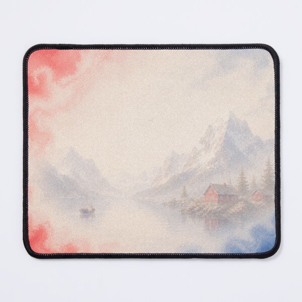Item preview, Norway Watercolor Travel Illustration designed and sold by AHOK-lab.
