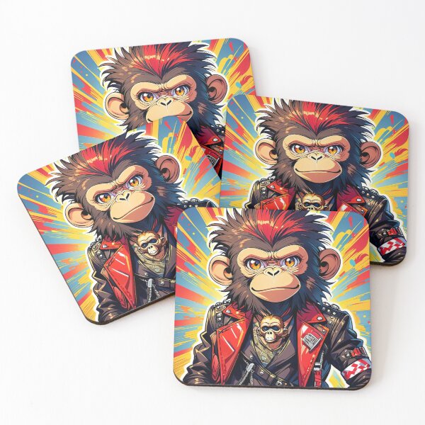 Item preview, Punk monkey designed and sold by ZeusGallery.