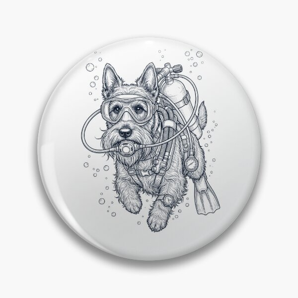 Item preview, Scottish Terrier Scuba Diving Diver Dog Owner designed and sold by TerryConnells.