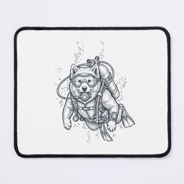 Item preview, Samoyed Scuba Diving Diver Dog Owner designed and sold by TerryConnells.