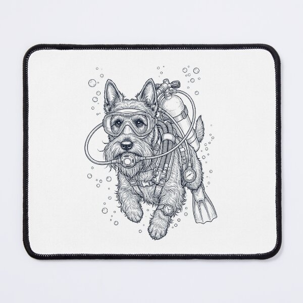 Item preview, Scottish Terrier Scuba Diving Diver Dog Owner designed and sold by TerryConnells.