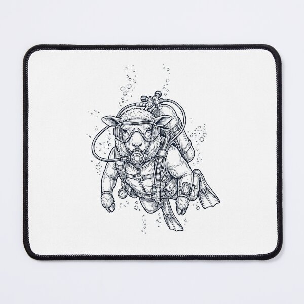 Item preview, Sheep Scuba Diving Diver Animal Lover designed and sold by TerryConnells.