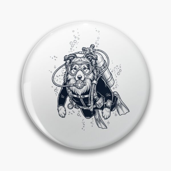 Item preview, Shetland Sheepdog Scuba Diving Diver Dog Owner designed and sold by TerryConnells.