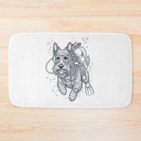 Item preview, Scottish Terrier Scuba Diving Diver Dog Owner designed and sold by TerryConnells.