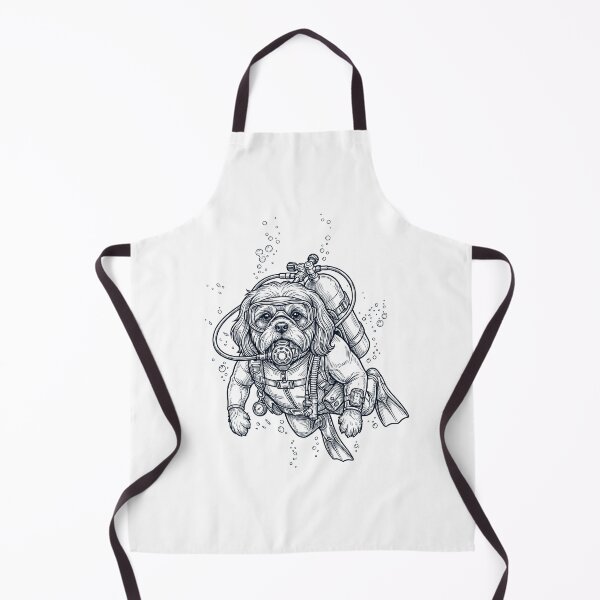 Item preview, Shih Tzu Scuba Diving Diver Dog Owner designed and sold by TerryConnells.