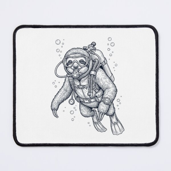 Item preview, Sloth Scuba Diving Diver Animal Lover designed and sold by TerryConnells.