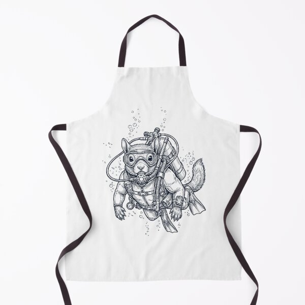 Item preview, Squirrel Scuba Diving Diver Animal Lover designed and sold by TerryConnells.
