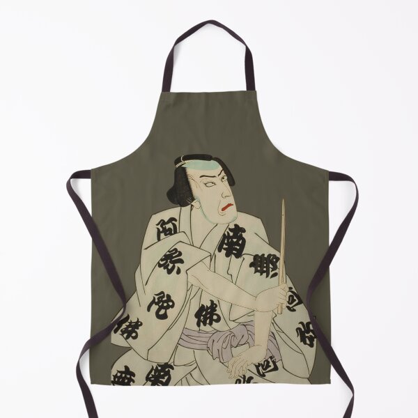 Item preview, Clad in Sacred Words– Modern Ukiyo-e Charcoal Brown Edition designed and sold by Black Swallow.