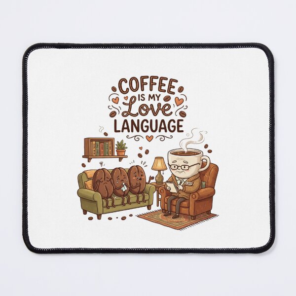 Item preview, Coffee Is My Love Language Funny Coffee Lover Design designed and sold by Pixel Analytics.