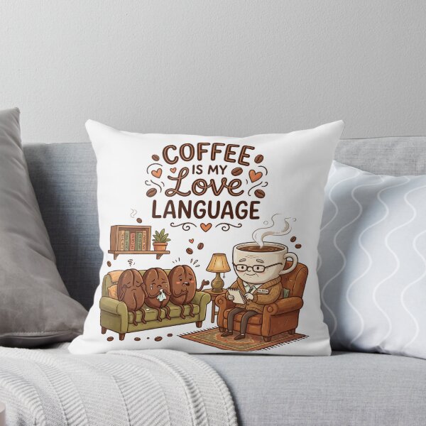 Item preview, Coffee Is My Love Language Funny Coffee Lover Design designed and sold by Pixel Analytics.