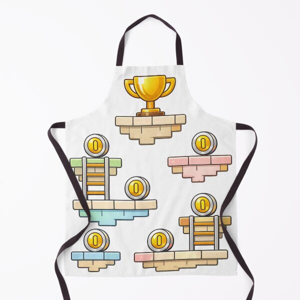 Item preview, Retro Game Sticker Pack – Platform Coins and Trophy designed and sold by SoftSproutstu.