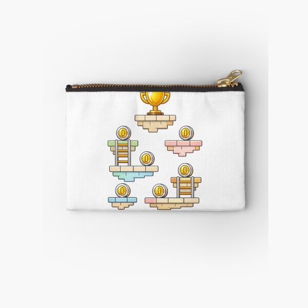Item preview, Retro Game Sticker Pack – Platform Coins and Trophy designed and sold by SoftSproutstu.