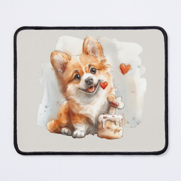 Item preview, Happy Birthday Corgi Puppy designed and sold by Erika Kaisersot.