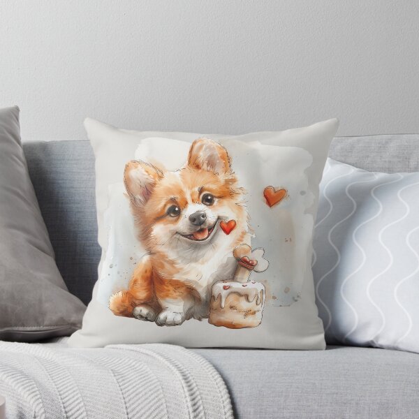 Item preview, Happy Birthday Corgi Puppy designed and sold by Erika Kaisersot.