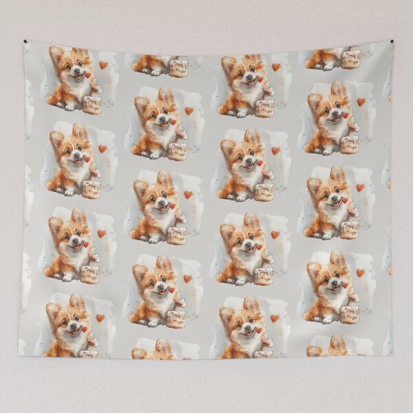 Item preview, Happy Birthday Corgi Puppy designed and sold by Erika Kaisersot.
