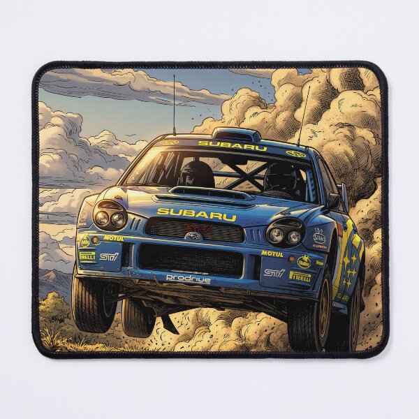 Item preview, Subaru Impreza Rally Cartoon designed and sold by Racing Art Store.