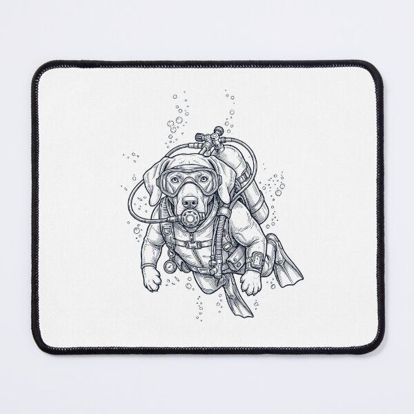 Item preview, Weimaraner Scuba Diving Diver Dog Owner designed and sold by TerryConnells.