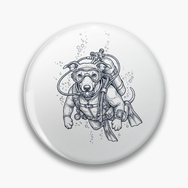Item preview, Whippet Scuba Diving Diver Dog Owner designed and sold by TerryConnells.