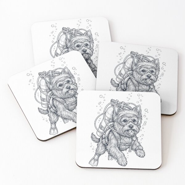 Item preview, Yorkshire Terrier Scuba Diving Diver Dog Owner designed and sold by TerryConnells.