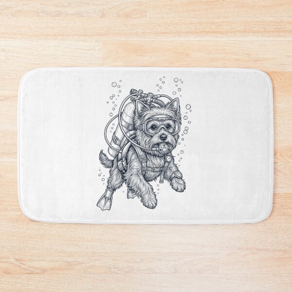 Item preview, Yorkshire Terrier Scuba Diving Diver Dog Owner designed and sold by TerryConnells.