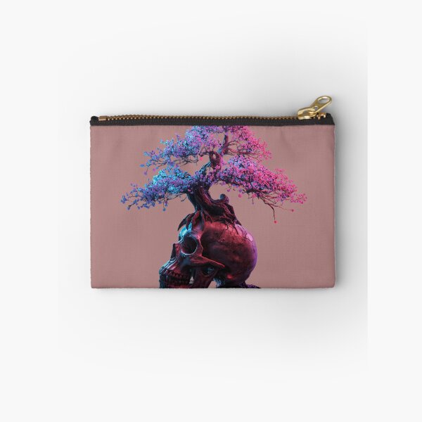 Item preview, Skull Bonsai — Neon Dark Art Print designed and sold by kummo-0319.