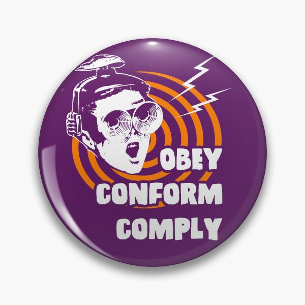 Item preview, OBEY, CONFORM, COMPLY T-shirt designed and sold by MonsieurDagon.