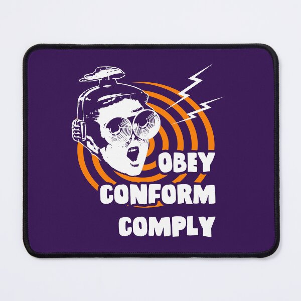 Item preview, OBEY, CONFORM, COMPLY T-shirt designed and sold by MonsieurDagon.