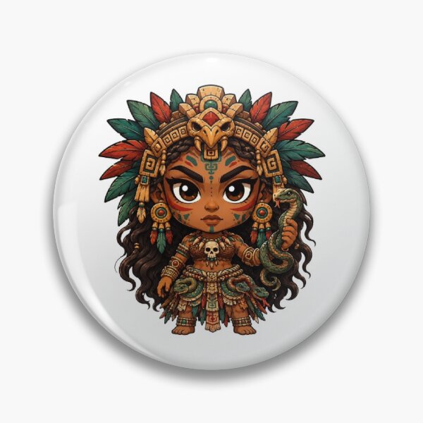 Item preview, Coatlicue Mythology Mascot Design designed and sold by The Dark Files.