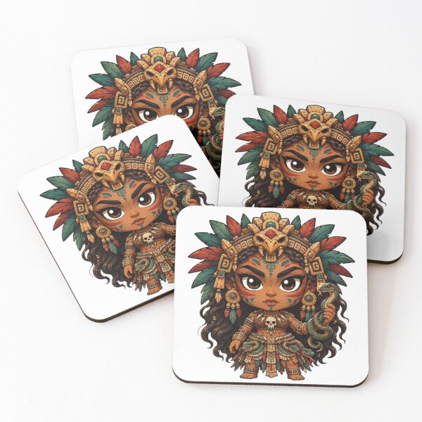 Artikelvorschau, Coatlicue Mythologie Maskottchen-Design entworfen und verkauft von The Dark Files.